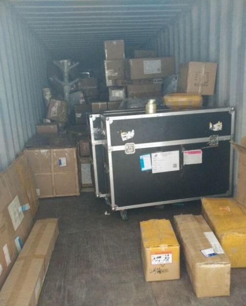 上海某影視演出設備物流到香港