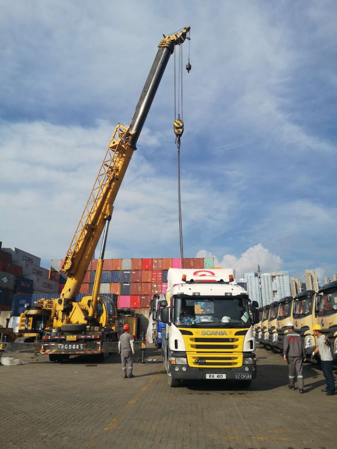 陽江到澳門的吊機車,清遠到澳門的吊機車,長安到澳門的吊機車    